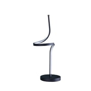 Ore International 22 In Led Apollo Spiral Curved Tube Modern Table Lamp
