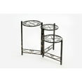 thumbnail image 1 of 24.41" Three Tier Heart Clover Round Plant Stand, 1 of 4