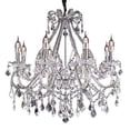 thumbnail image 1 of Ore International  Nola Crystal Chandelier with LED Lights - Clear, 1 of 1