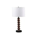 thumbnail image 1 of Ore International 27.5" In Coastal Littoral Wood Insp Modern Table Lamp, 1 of 6