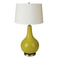 thumbnail image 1 of ORE International 28" Ceramic Table Lamp-Color:Green & White, 1 of 2