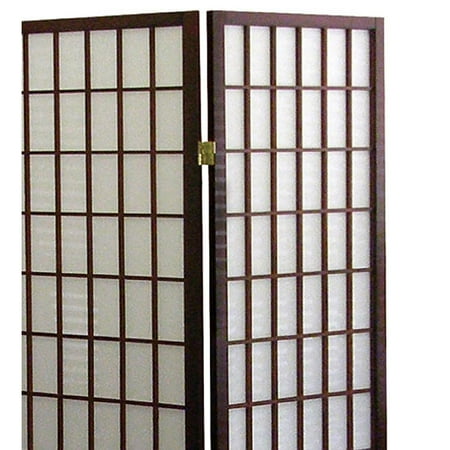 Ore International 3-Panel Room Divider - Cherry
