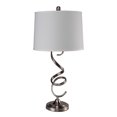 thumbnail image 1 of ORE International 31.5" Industrial Gourd Table Lamp-Color:Silver,Material:Metal, 1 of 2