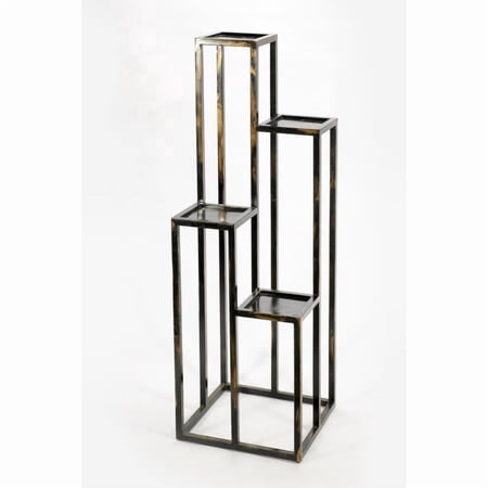 47.25" 4 Tier Cast-Iron Plant Stand