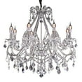 thumbnail image 1 of Ore International K-5802H 26 x 28 in. Nola Crystal Chandelier with LED Lights, Clear, 1 of 2