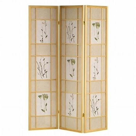 Ore International R5442 3 Panel Shoji Screen - Natural