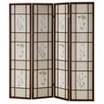 thumbnail image 1 of Ore International R5443 - 4 4 Panel Shoji Screen  -  Cherry, 1 of 5