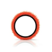 Oreck Commercial Orange Scrub Brush Tile & Resilient Floor Scrub Brush for Orbiter Machine ORB550MC, Heavy-Duty Hard Floors, 12 inch Diameter, 237047