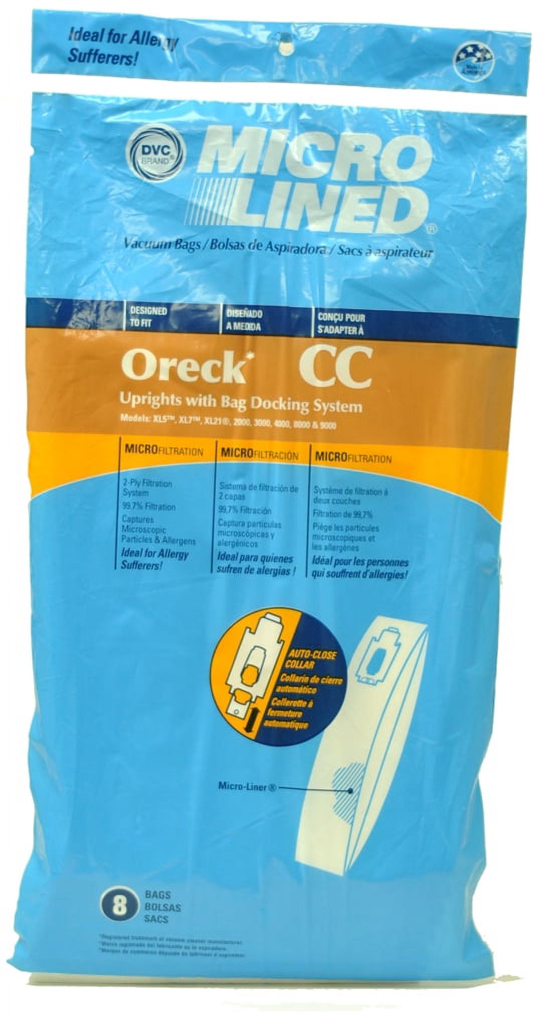 Oreck Type CC Vacuum Cleaner Bags 58242406