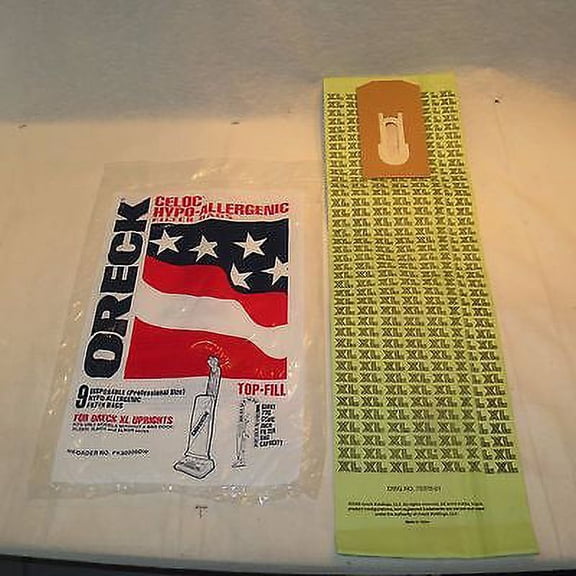 Oreck XL 2000 8000 9000 Non Dock Upright Hypo Allergenic Style Vac Bags Vac [18 Bags]