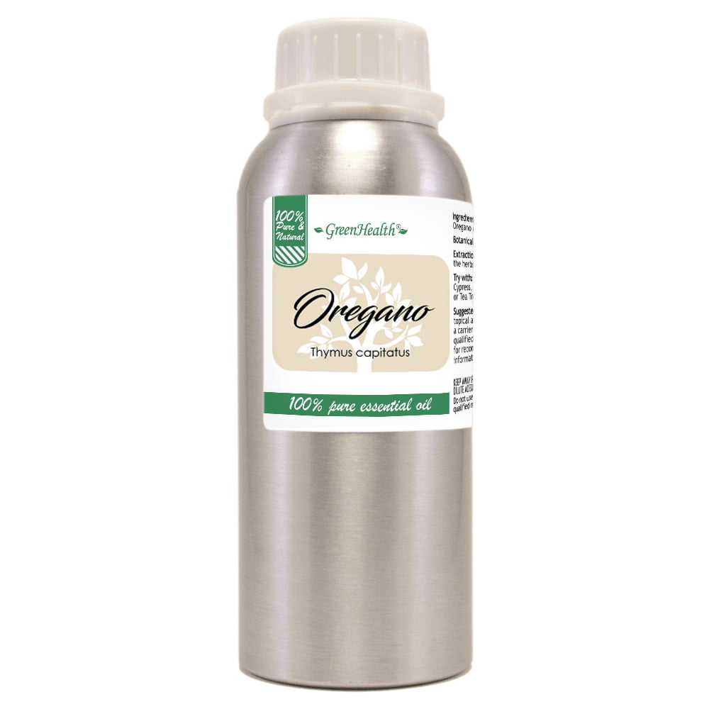 Oregano Essential Oil 8 fl oz (237 ml) Aluminum Bottle w/Plug Cap