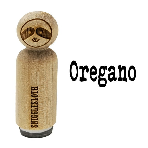Oregano Herb Fun Text Rubber Stamp for Scrapbooking Crafting Stamping - Mini 1/2 Inch