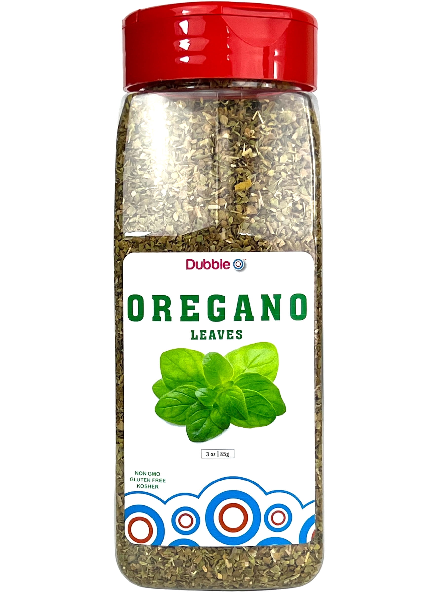 Oregano Leaves - 3 oz.  Non GMO, Kosher, Halal, and Gluten Free  Dubble O Brand
