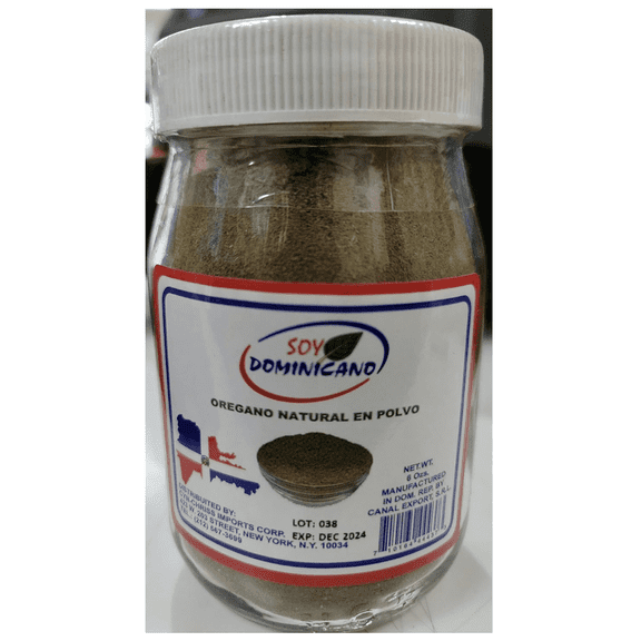 Oregano Natural en Polvo 6 onzas