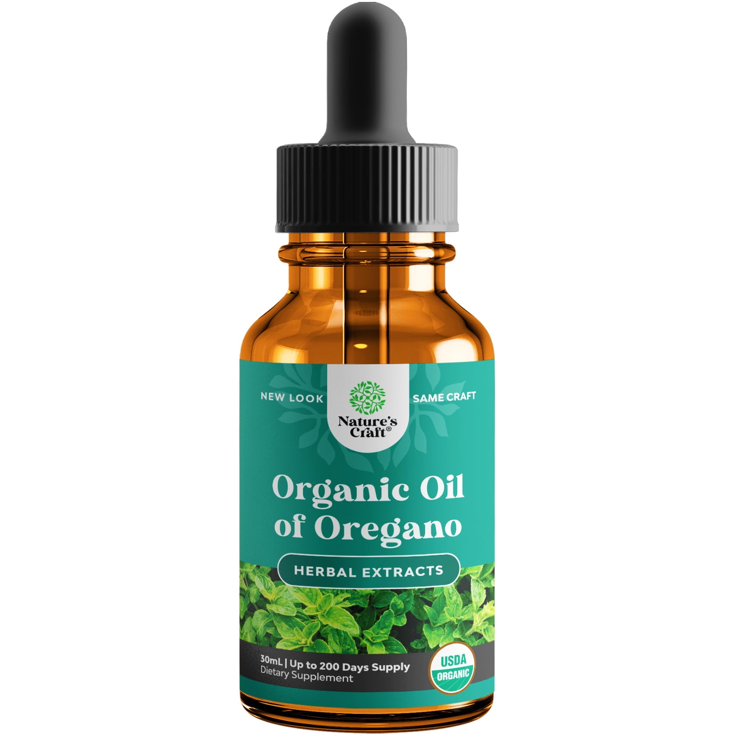 Oregano Oil Organic Liquid Drops Super Concentrated USDA Organic Oil