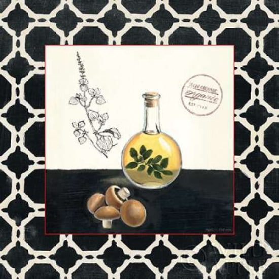 Oregano and Mushrooms Canvas Art - Marco Fabiano (24 x 24)