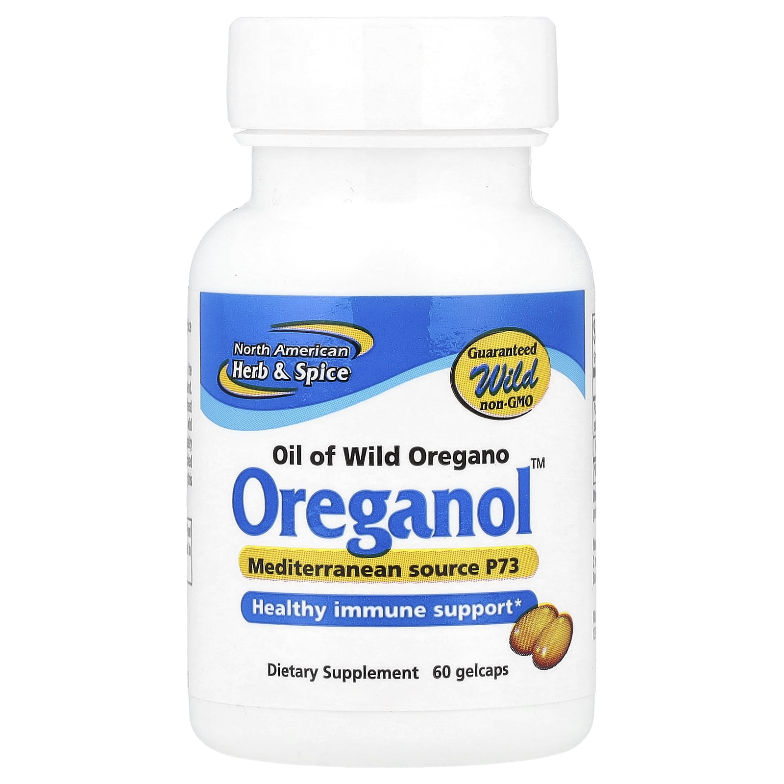 Oreganol P73 Oil of Oregano By North American Herb & Spice  - 60 Gelcaps