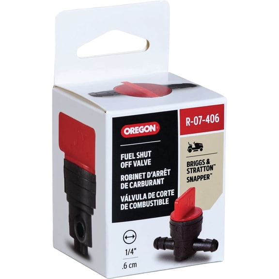 Oregon 07-406 (5 Pack) In-Line Fuel Shut-Off Valve Replaces 698183