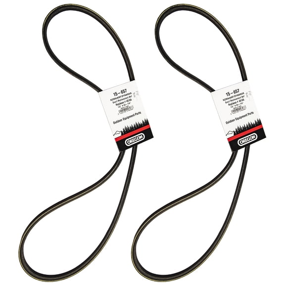 Oregon 15-657 62-7/8"x1/3" Cogged Deck Belt Noma Dynamark 32" Riding 2-PACK