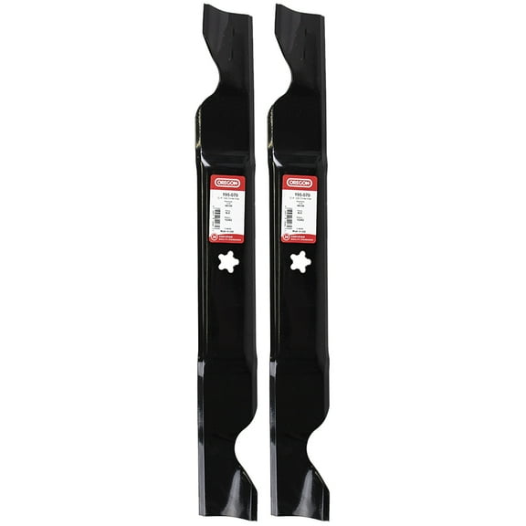 Oregon 195-070 High Lift Blades Replacement for AYP Craftsman Husqvarna 405380 532405380