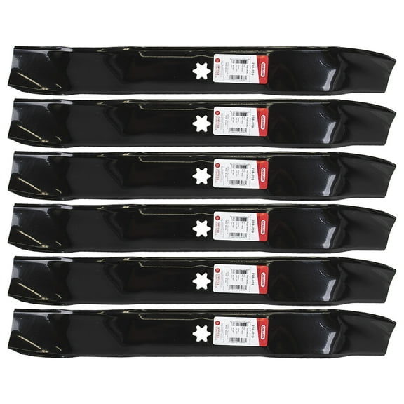 Oregon 198-059 6 Mulching Blades MTD Cub Cadet RZT42 LT1042 w 42'' Deck 942-0616 742-0616A