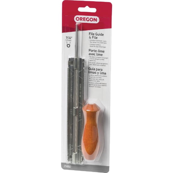 Oregon 25892 7/32" Chainsaw File Guide With Files