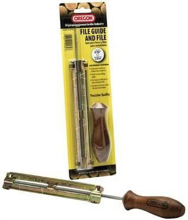 Oregon 25896 3/16" Chainsaw File Guide With Files