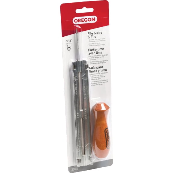 Oregon 25896 3/16 inch Chainsaw File Guide with File