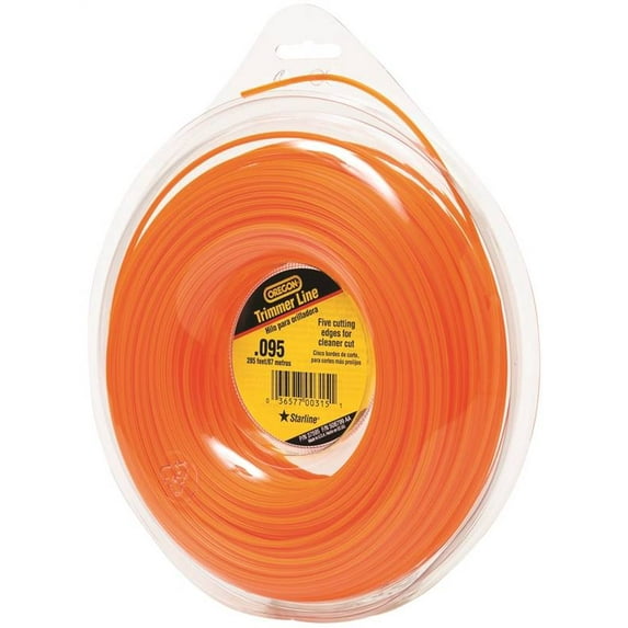 Oregon 37595 Trimmer Line, 0.095 in Dia, 285 ft L, Co-Polymer