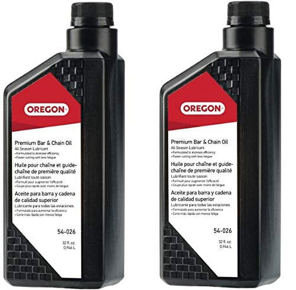 Oregon 54-026 Chainsaw Bar and Chain Oil, 1 qt, 2 Pack