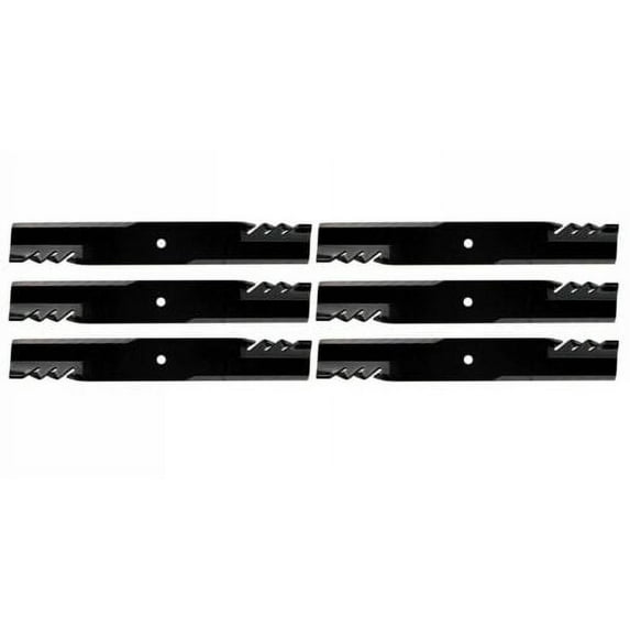 Oregon 6 Pack 396-771 G6 Gator Mulcher Mower Blade for John Deere M143504 62"