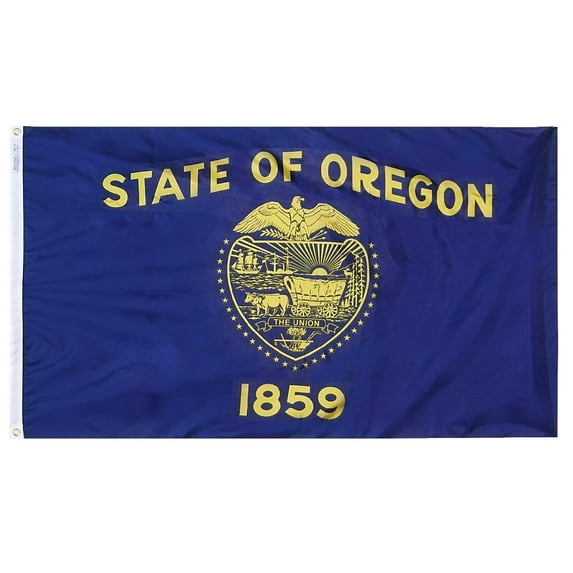Oregon - 6'X10' Nylon Flag (Double-Sided)