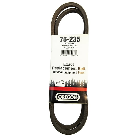 Oregon 75-235 53-1 4" Hydro Pump Drive Belt Exmark 44" 48" Deck Lazer Z 1-653163 103-4760