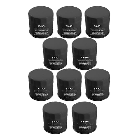 Oregon 83-301 (10 Pack) Oil Filter Replace Honda 15400-679-023 15400-POH-305