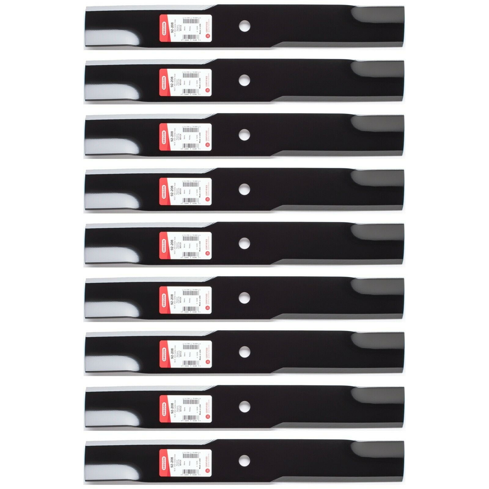 Oregon 92-208 54-inch Mower Blades for Hustler 601124 797704 601013 602416 797696 797712, 9 Pack