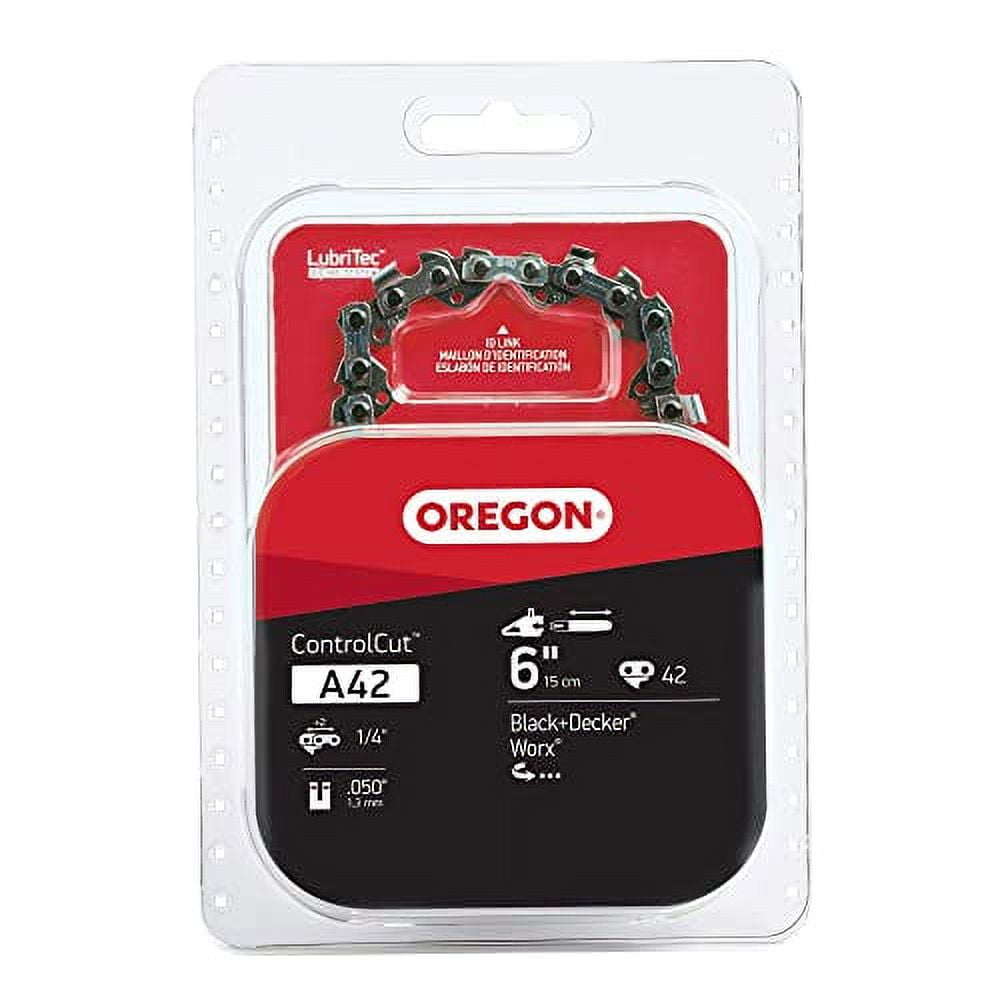 Oregon A42 ControlCut Chainsaw Chain for 6Inch Saw, Fits Black