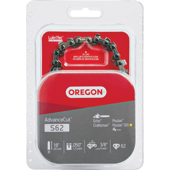 Oregon Advance Cut 18 in. 62 links Chainsaw Chain