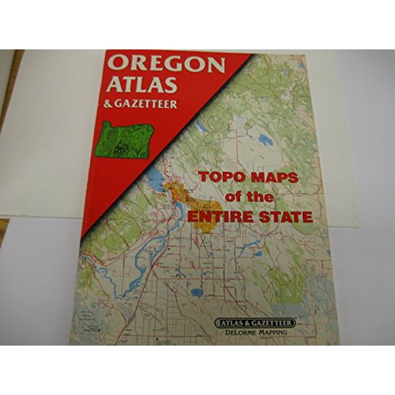 Pre-Owned Oregon Atlas: Topo Maps of the Entire State Paperback