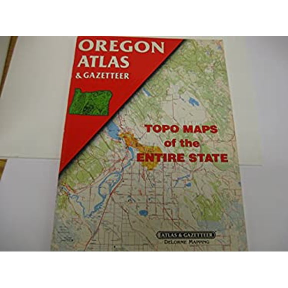 Pre-Owned Oregon Atlas: Topo Maps of the Entire State Paperback