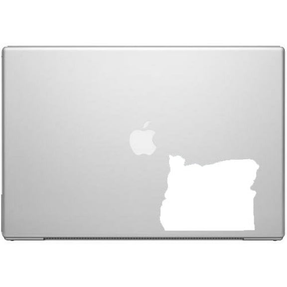Oregon Beaver State Duck Pride Decal Sticker - White 5" Vinyl Decal for Cars, Macbooks, and Other Laptops