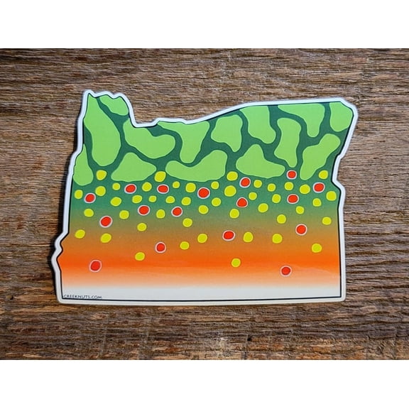 Oregon Brook Trout Skin Sticker Decal