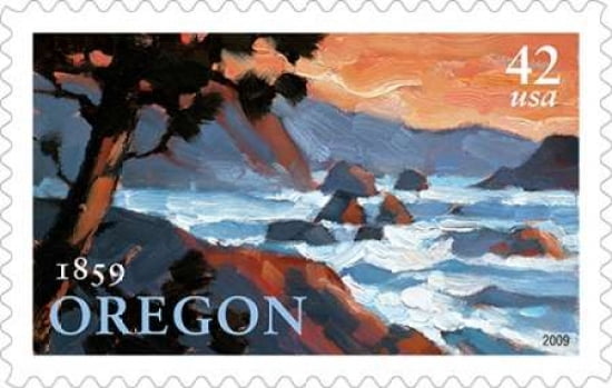 Oregon Canvas Art - US POSTAL SERVICE (24 x 36)