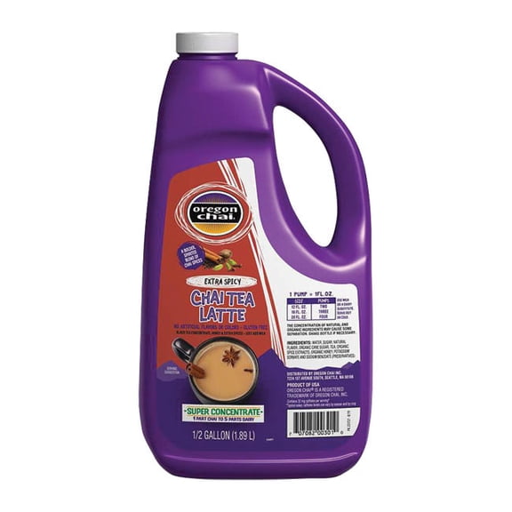 Oregon Chai Extra Spicy Super Concentrate cs 4/0.5 gal