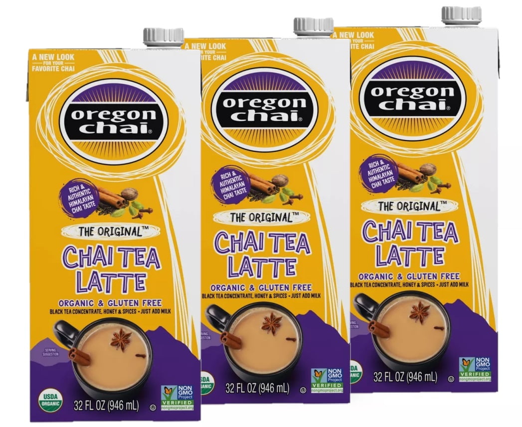 Oregon Chai, Organic Chai Tea Latte Concentrate, Original, 32 oz, 3