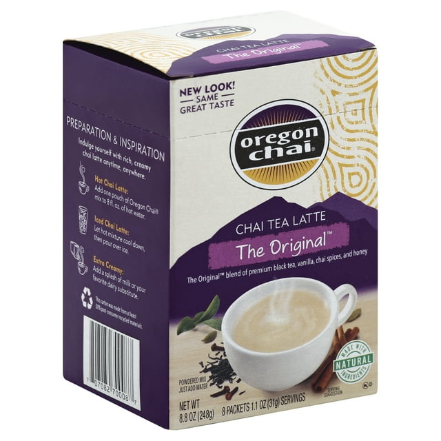 Oregon Chai Original Chai Mix 8 Pack (Pack Of 6)