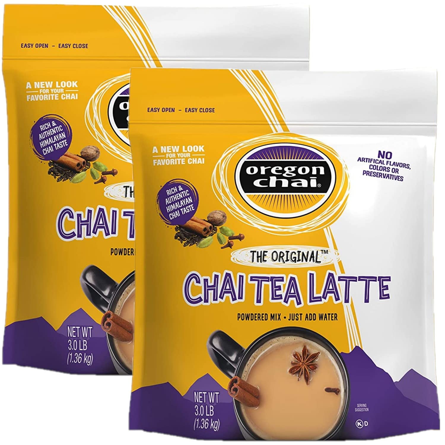 Oregon Chai The Original Chai Tea Latte Mix Powdered Spiced Black Tea Latte Mix For Home Use