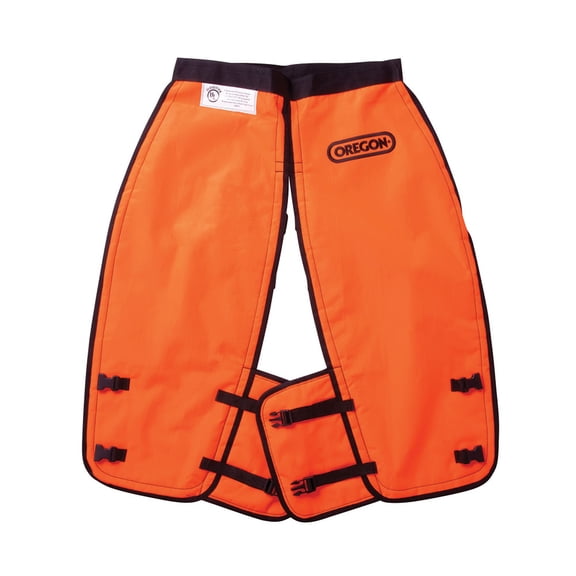 Oregon Chaps Full Wrap Orange Na Size 40'' Adjust Length Breathable 564134-40