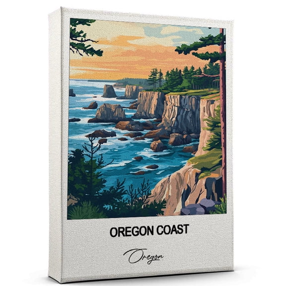 Oregon Coast Travel Wall Art  Oregon Canvas  Travel Wall Decor with Timeless Appeal  A Special Gift for Loved Ones