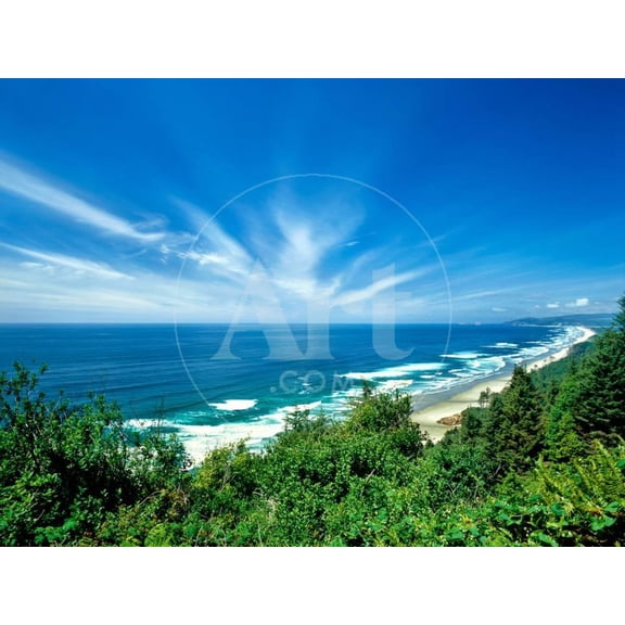 Oregon Coast from Cape Lookout, Tillamook County, Oregon, USA, Scenic Unframed Photographic Print Wall Art Sold by Art.Com