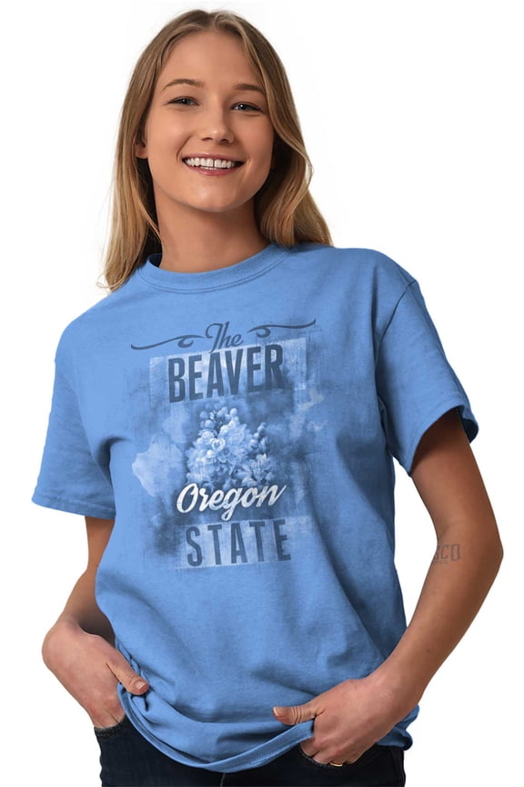Oregon Cute State Flower Souvenir Women's Graphic T Shirt Tees Brisco Brands L